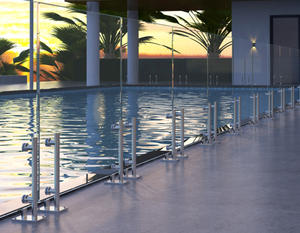 Mini Glass Standoff Railing System