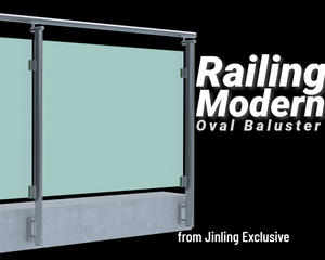 Baluster Railing | Oval Tube | Railing Modern